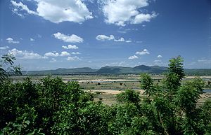 The Mandara Mountain ranges as seen from Yola